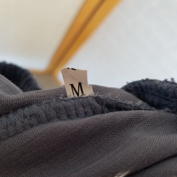 Japanese Biraki Corduroy Jogger Pants Dark Blue Pockets Men's Medium Streetwear - Picture 8 of 8